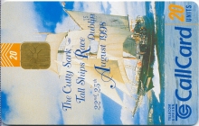 The Cutty Sark Tall Ships Callcard (front)