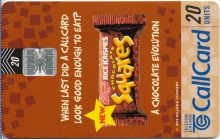 Kellogg's Rice Krispies Chocolate Squares Callcard (front)