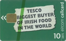 Tesco Ireland Callcard (front)