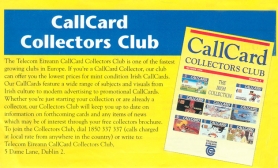 Callcard Collectors Club Extract Telecom Eireann Phonebook