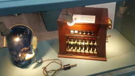 Old P&T telephone exchange on display at North Mayo Heritage Centre