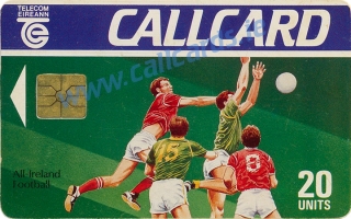 All Ireland Football Callcard (front)