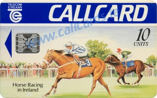 Horse Racing in Ireland Callcard (front)