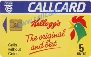 Kellogg's Corn Flakes Callcard (front)