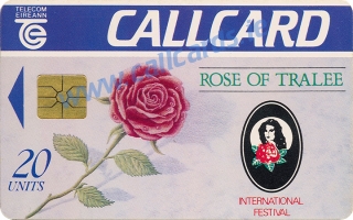 Rose of Tralee 1992 Callcard (front)
