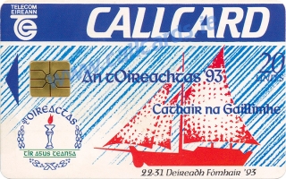 An tOireachtas 1993 Callcard (front)