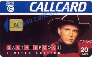 Garth Brooks Callcard (front)