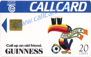 Guinness World Cup Toucan Callcard (front)