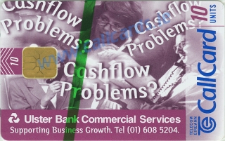 Ulster Bank Callcard (front)
