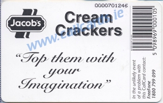 Jacobs Cream Crackers Callcard (back)