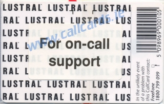 Lustral Callcard (back)