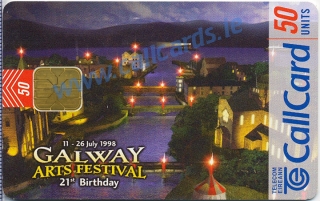 Galway Arts Festival Callcard (front)