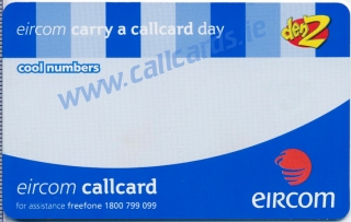 Den2 "Carry A Callcard Day" Callcard (back)