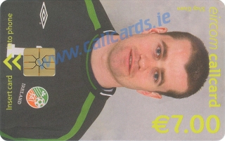 Shay Given World Cup 2002 Callcard (front)