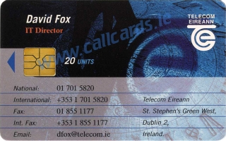 David Fox - IT Director Callcard (front)